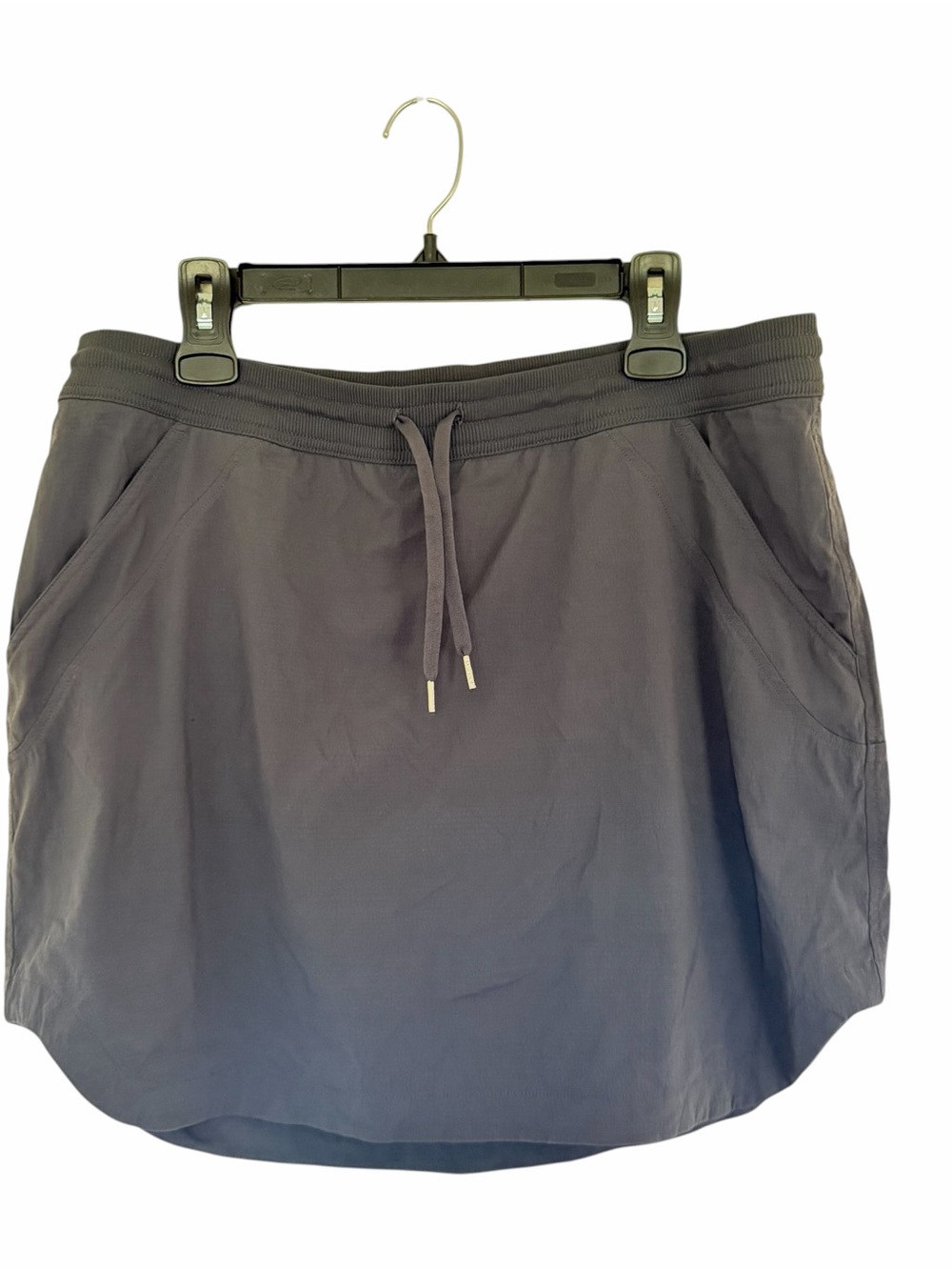 Marmot Skort Womens XL Gray Skirt Stretch Drawstring Elastic Waist Tennis Golf